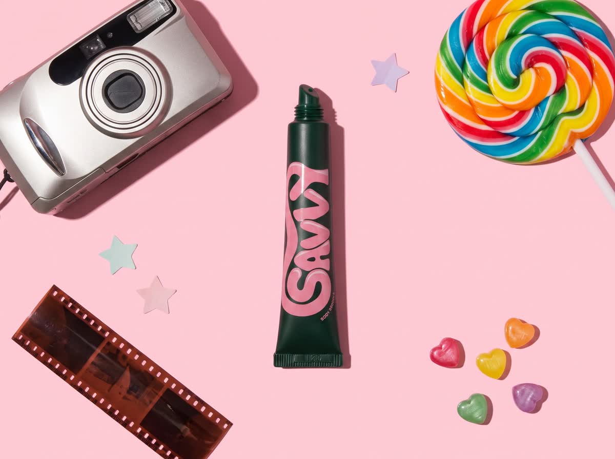 A savvy product flatlay